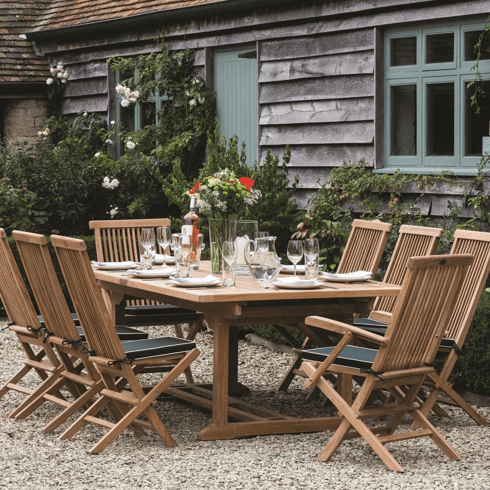 Snapdragon Folding Stacking Carver Chair, Teak