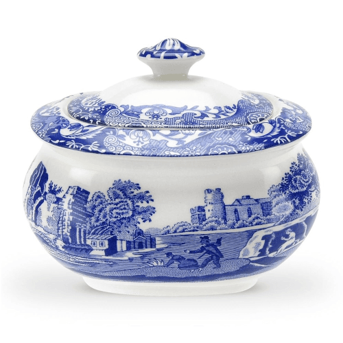 Image showing the Blue Italian Covered sugar bowl, 250ml product.