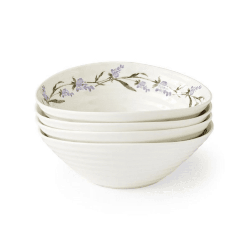 Image showing the Lavendula Set of 4 Cereal Bowls, D18.5cm, Multi product.