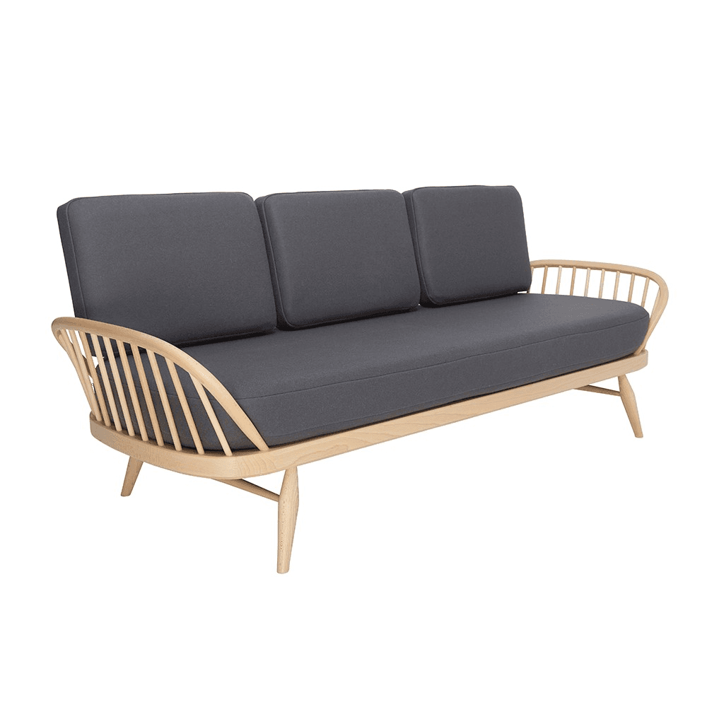 Originals Studio Couch, L.Ercolani by Ercol, H85 x W206 x D78cm, Natural