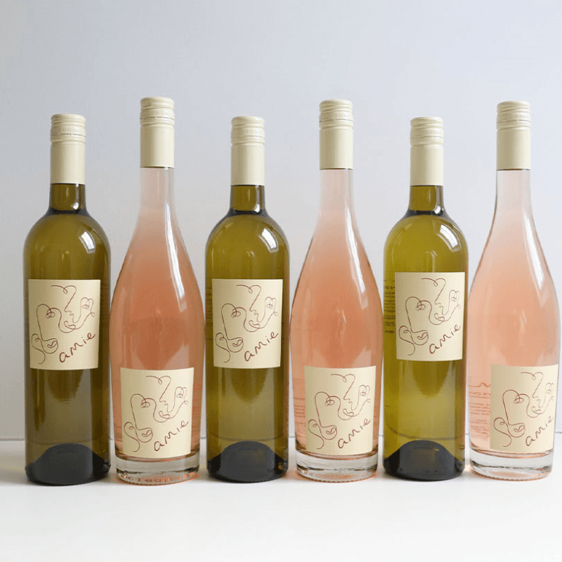 Mixed Case of 6 Wines: 2 Reds, 2 Whites, 2 Roses Wines