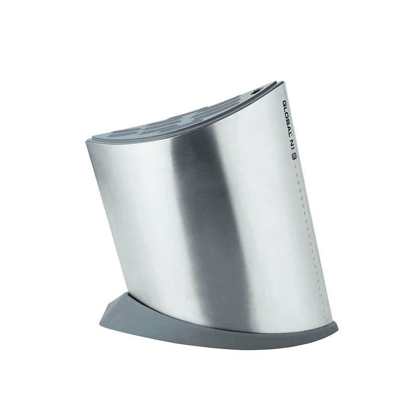 Ni Ship Shape Knife Block, Large, Silver