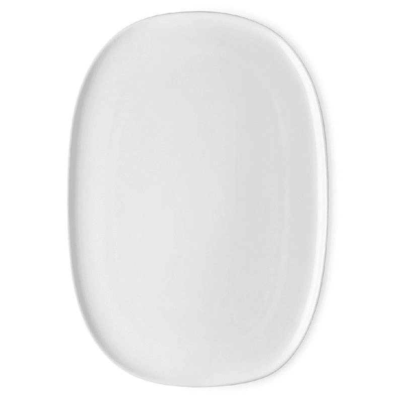 Itsumo Serving Platter, W36 x L25cm, White