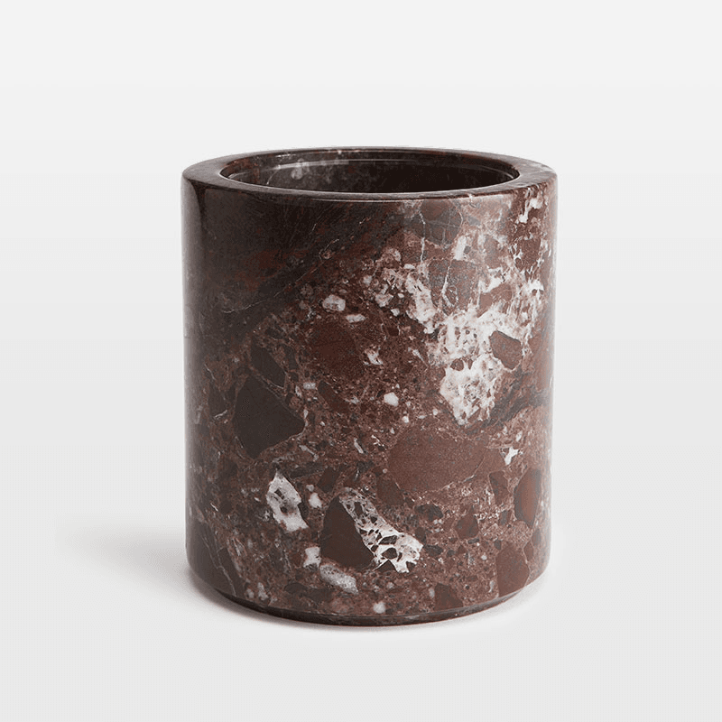 Pavel Ice Bucket, Red Marble