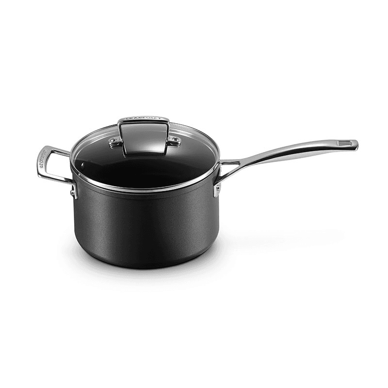 Toughened Non-Stick Saucepan With Lid - 20cm