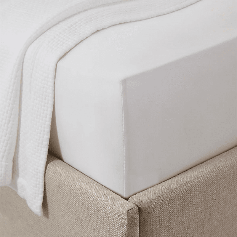 Alba Double Deep Fitted Sheet, Ivory