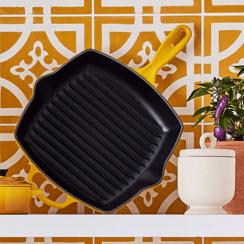 Signature Cast Iron Square Grillit, 26cm, Nectar
