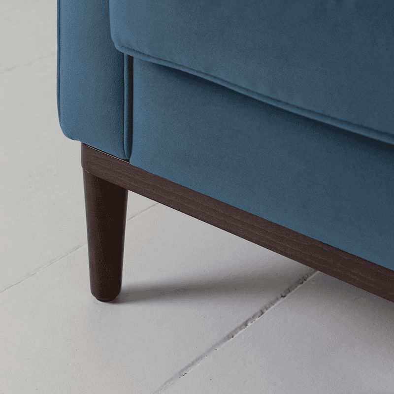 Model 02 Velvet Armchair, Teal