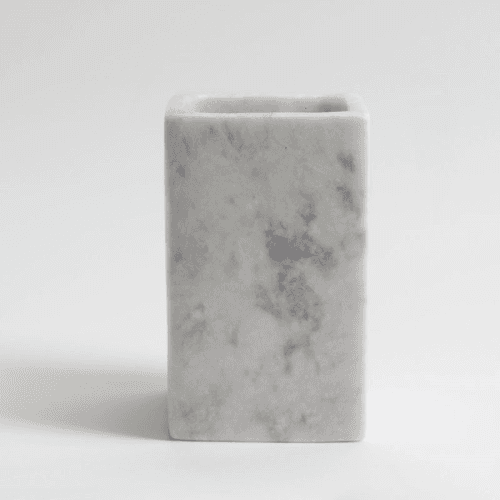 Image showing the Mandalay Toothbrush Holder, 13 x 8.5cm, Marble product.