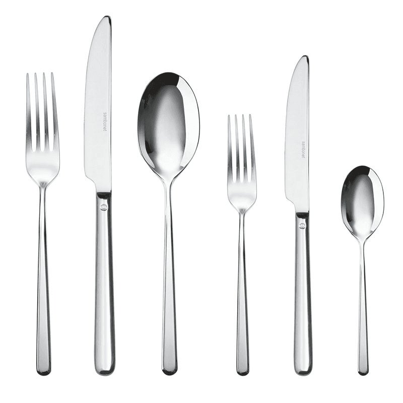 Linear 36 Piece Cutlery Set, Stainless Steel
