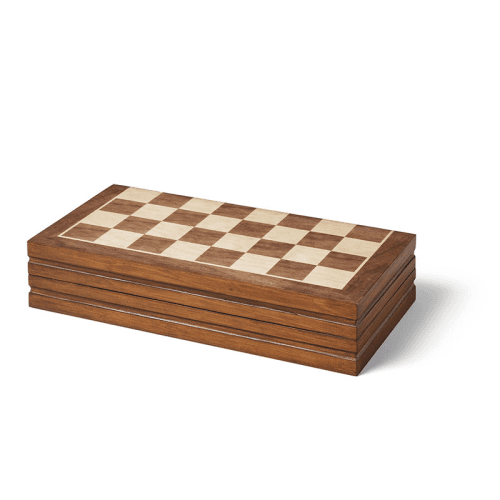 Image showing the Foldable Chess Set, L39 x W39cm, Pine Wood product.