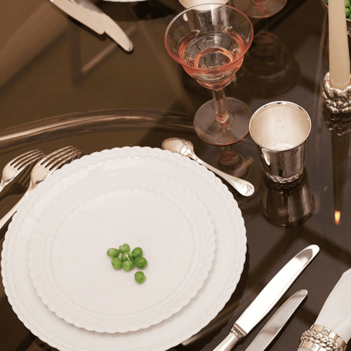 Image showing the Babylone Dinner Plate, D27cm, White product.