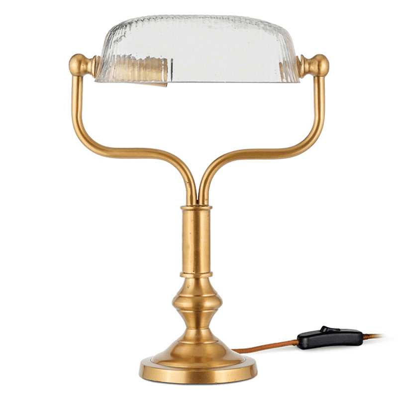 Ulani Vintage Desk Lamp, H34.5cm, Antique Brass