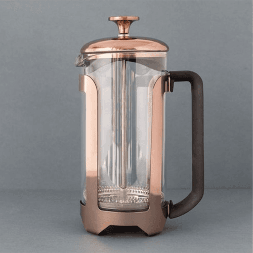 Image showing the Roma Stainless Steel Cafetière, 8 Cup, Copper product.