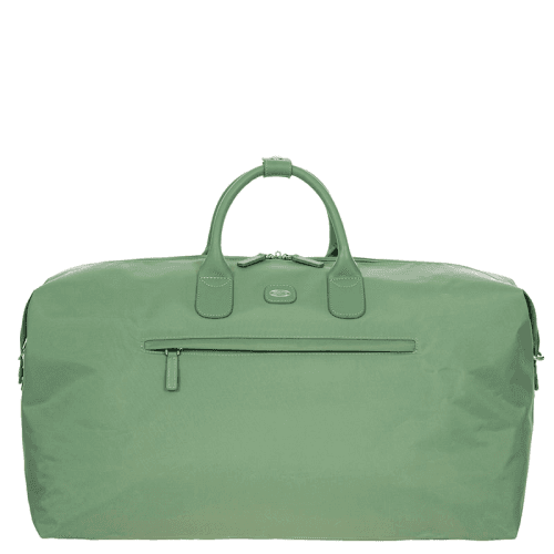Image showing the Positano Soft Holdall, H32 x L55 x W20cm, Sage Green product.