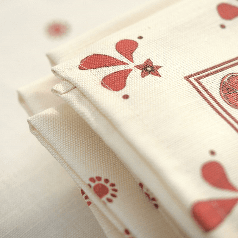 Bell Hutley Napkin, 45cm x 45cm, Pomegranate