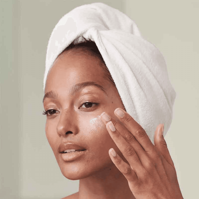 Spa Accessories White Organic Cotton Spa Hair Wrap, White
