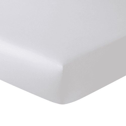 Image showing the Triomphe - 300 Thread Count Cotton Sateen King fitted sheet, 150 x 200cm, Silver product.
