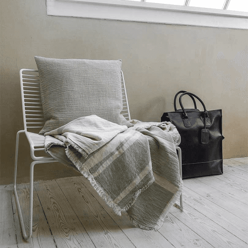 Image showing the Lyme Grass Throw, H180cm x W130cm, Green product.