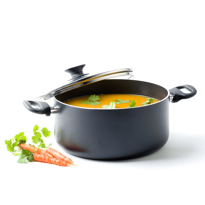 Cambridge Non-Stick Casserole, 24cm, Black