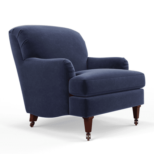 Image showing the Coleridge Armchair, Sapphire product.
