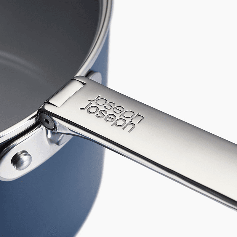Space Folding Saucepan & Lid, 15cm, Midnight Blue