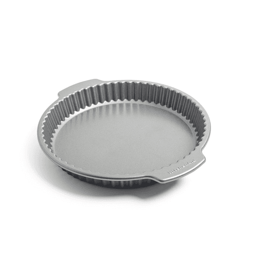 Image showing the Metal Bakeware Quiche Pan, 28cm, Grey product.