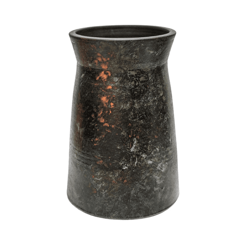 Image showing the Kew Eclectic Orangery Handthrown Vase, D20cm, Bronze product.