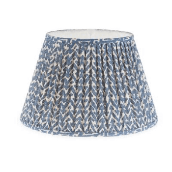 Image showing the Lampshade, Empire, Bedwyn, Blue Rabanna, 30cm product.