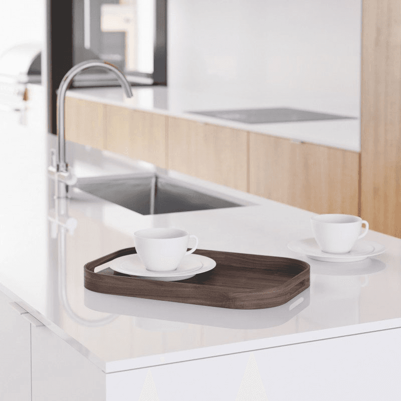 Bellhop 402 Rectangular Tray, Walnut