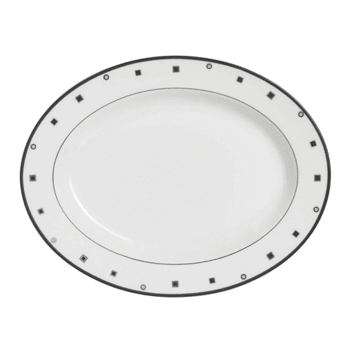 Image showing the Shadow Oval Platter, L36 x W28cm, Multi product.