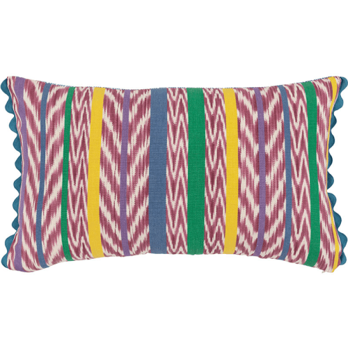 Image showing the Gloria Cushion, 42 x 70cm, Lilac Multi product.