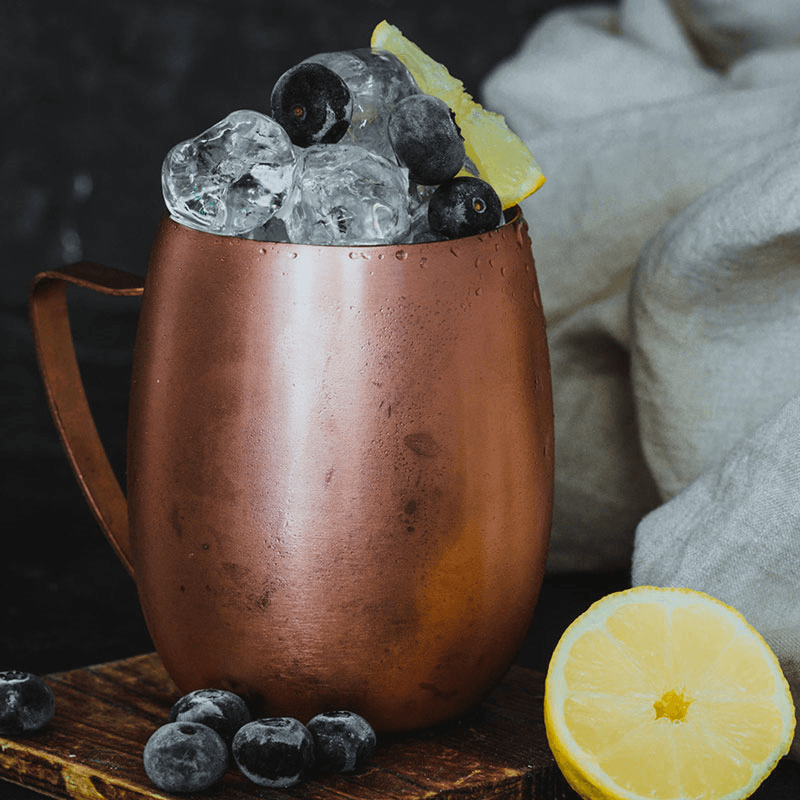 Moscow Mule Mug, 550ml, Double Walled Copper Finish