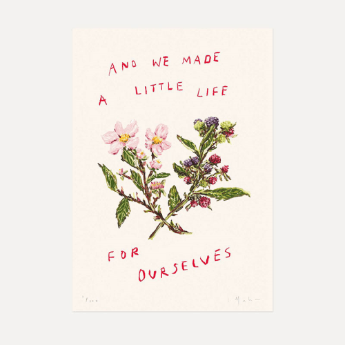 Image showing the Lucy Mahon And We Made a Little Life for Ourselves Print, A4, Multi product.