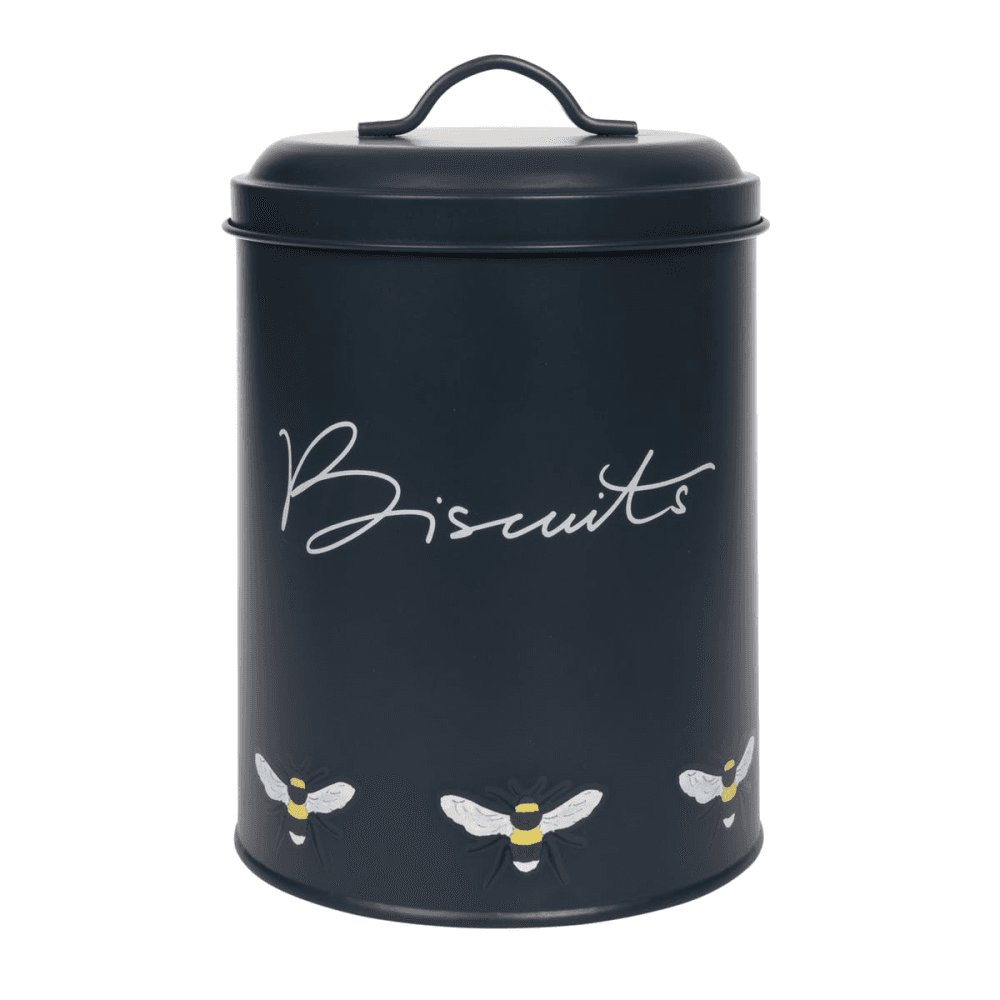Bees Biscuit tin, Dia13.5 x H17.5cm