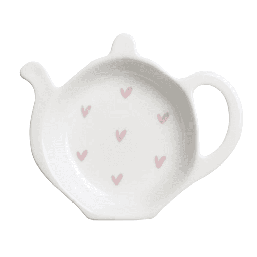 Image showing the Tea Bag Tidy, Hearts product.