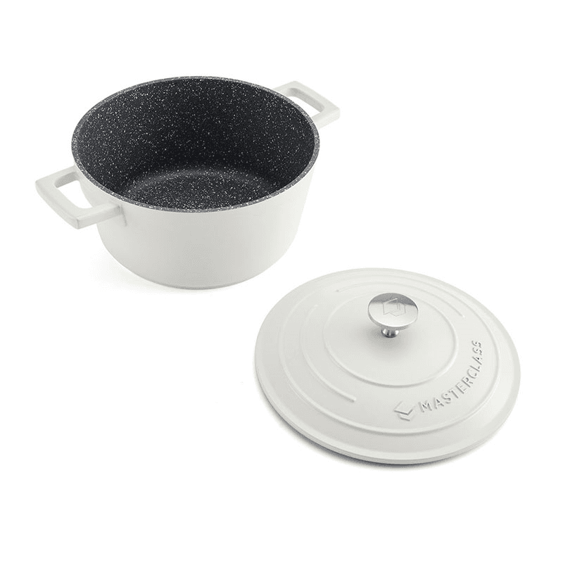 Cast Aluminium Casserole Dish, 2.5L, Cream