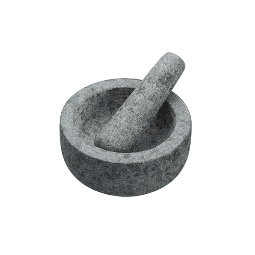 Image showing the Pestle and mortar, 12cm, Light Granite product.