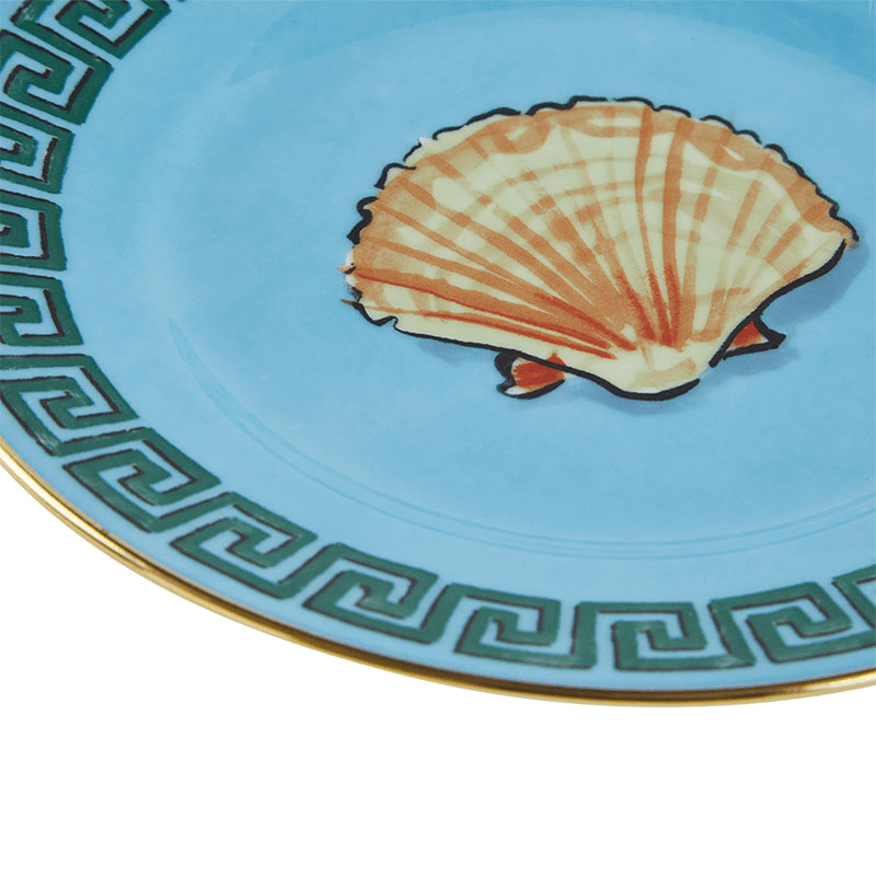 Il Viaggio Di Nettuno Plate, D16cm, Sea Blue