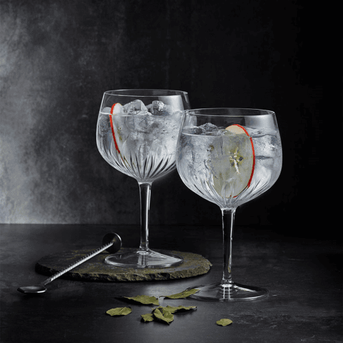 Image showing the Mixology Set of 4 Large Gin Glasses, 800ml, Clear product.