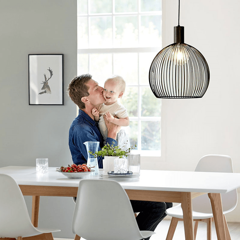 Aver Pendant, H54.5cm, Black