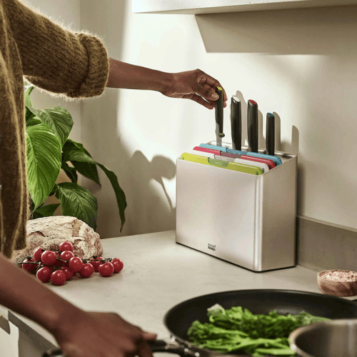 Image showing the Folio Icon Plus 8 Piece Knife & Board Set, Multi product.