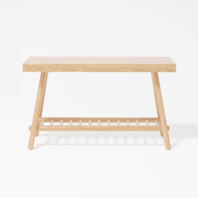 Bench, H43.5 x W75cm, Oak