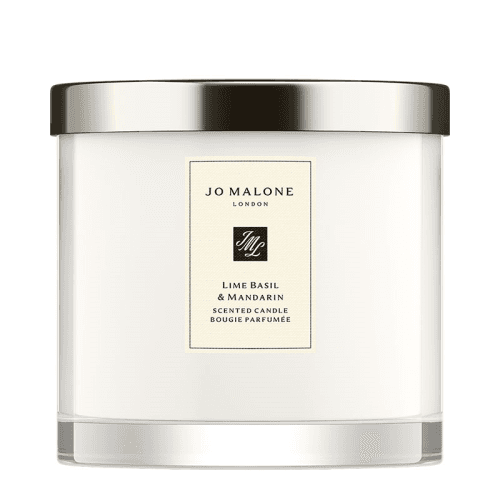 Image showing the Lime Basil & Mandarin Deluxe Candle, 600g product.