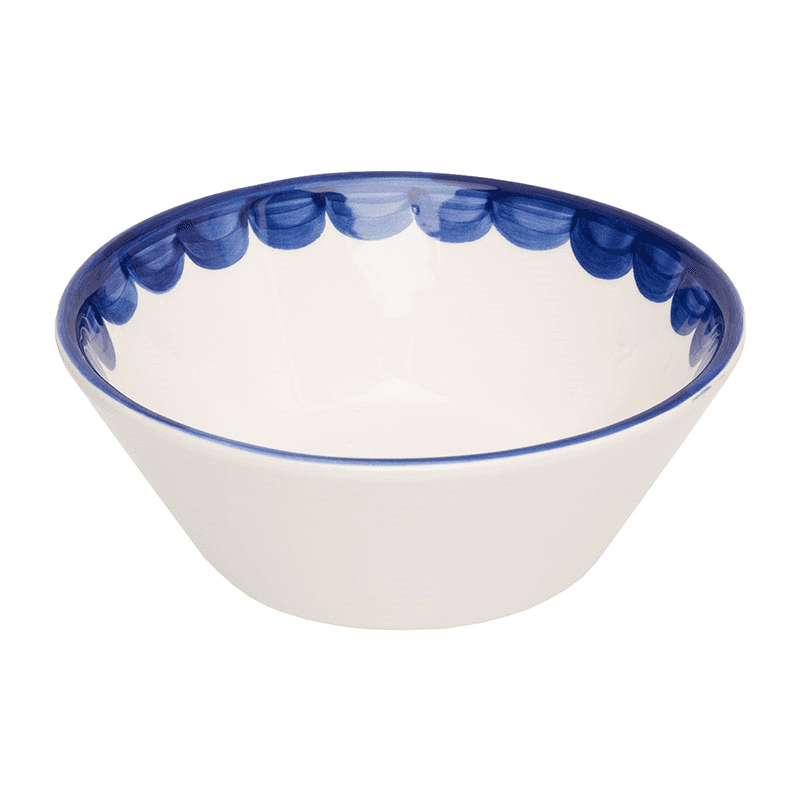 Scallop Set of 2 Bowls, D16cm, Blue