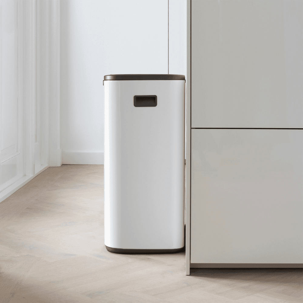 Bo Touch bin, 60 litre, White