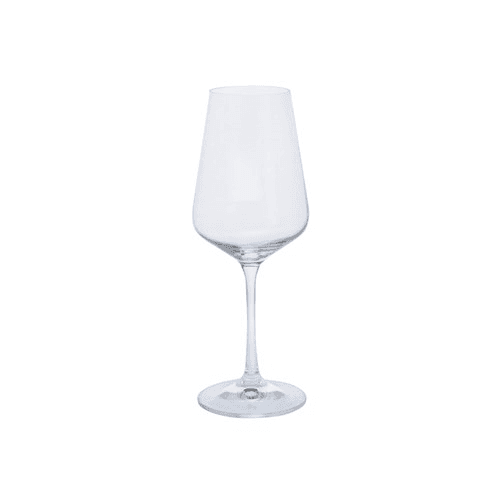 Image showing the Cheers Set of 4 White Wine Glasses, 350ml, Clear product.