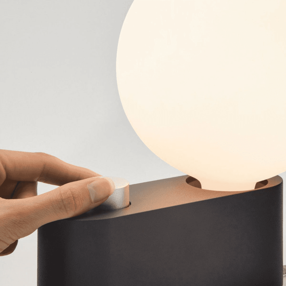 Alumina Table lamp, L28 x W15cm, Black