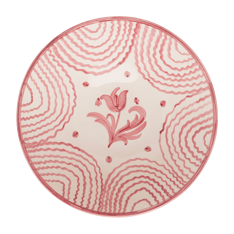Flor Serving Bowl, D31cm, Pink