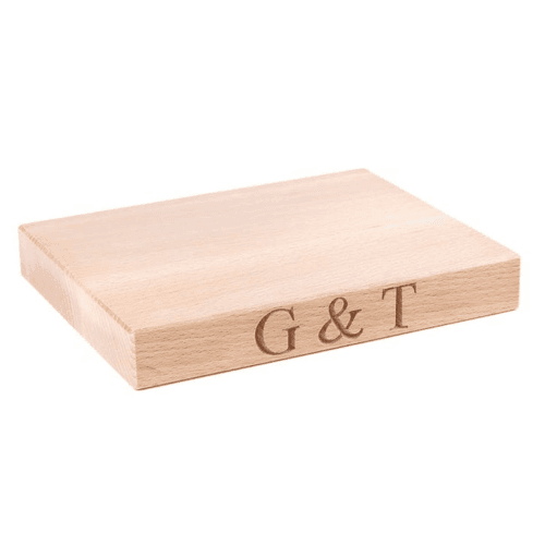 Image showing the G & T Cutting board, 22.9 x 17.8cm, wood product.